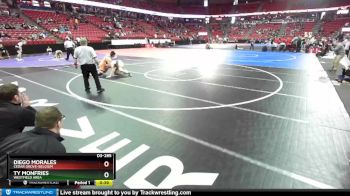 D3-285 lbs 3rd Place Match - Diego Morales, Cedar Grove-Belgium vs Ty Monfries, Westfield Area