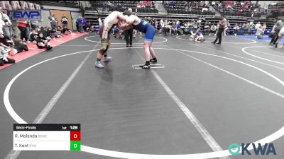 195 lbs Semifinal - Rhodes Molenda, Deer Creek Wrestling Club vs Tyler Kent, Bristow Youth Wrestling