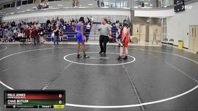 152 Boys Cons. Semi - Milo Jones, Eisenhower Boys vs Chad Butler, Wasatch Boys