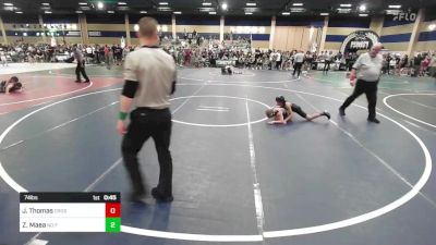 74 lbs Rr Rnd 3 - Jesse Thomas, Crossface Wc vs Zorion Maea, No Fefe