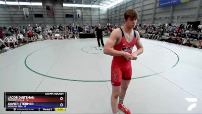 195 lbs Round 1 (16 Team) - Evan McGuire, Minnesota Blue vs Andrew White, Michigan Red