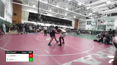 285 lbs Cons. Round 2 - Jaylen Collins, Camarillo vs Ricardo Luna, Ramona