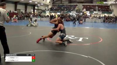 160 lbs Consi of 8 #1 - Josh Walker, Bethel vs Cody Coffey, Bonney Lake