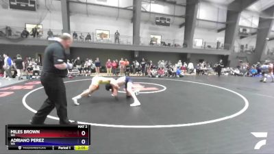 165 lbs Cons. Round 4 - Miles Brown, WA vs Adriano Perez, WA