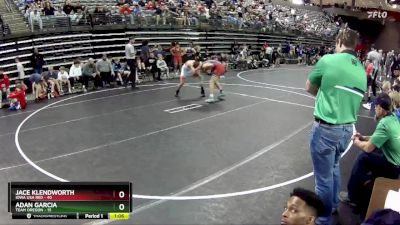 130 lbs Round 1 (6 Team) - Jace Klendworth, Iowa USA Red vs Adan Garcia, Team Oregon