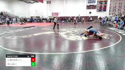 152 lbs Quarterfinal - Jeff Bernardi, Nonnewaug vs William Lirot, Haddam-Killingworth