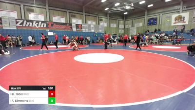 165 lbs Quarterfinal - Bronson Tobin, Bakersfield vs Austin Simmons, Bakersfield