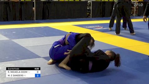 RHIANNON MICAELA ODOM vs MARY E SANDERS 2024 Pan Jiu Jitsu IBJJF Championship