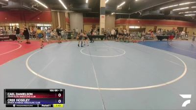 71 lbs Round 1 - Cael Danielson, Texas Elite Wrestling Club vs Cree Moseley, Omada Kitrinos Wrestling Club