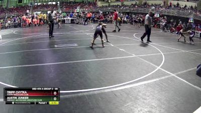 85 lbs Cons. Round 2 - Tripp Chytka, Cozad Wrestling Club vs Austin Junker, Midwest Destroyers Wrestling Club