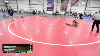 92 lbs Rd# 5- 3:45pm Friday Final Pool - Beau Delong, Crass Trained vs Trenton Clark, Maryland GOLD