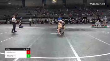 125 lbs Quarterfinal - Tony Kuhn, Niagara County vs Jakason Burks, Iowa Western