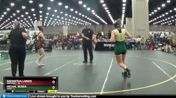 136 lbs Quarters & 1st Wb (16 Team) - Samantha Larios, Emmanuel vs Michal Buska, Tiffin