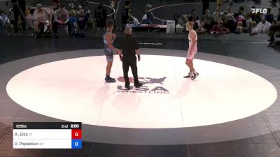 126 lbs Cons Semi - Austin Ellis, Utah vs Valentine Popadiuc, New Mexico