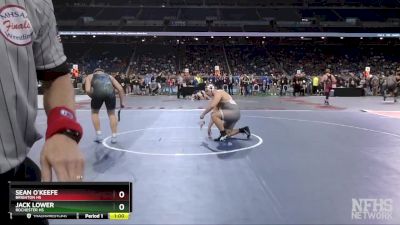 D1-215 lbs Cons. Semi - Sean O`Keefe, Brighton HS vs Jack Lower, Rochester HS