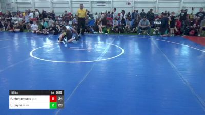 95 lbs Pools - Frankie Montemurro, BAM Training Center vs Lucas Layne, Team Gotcha