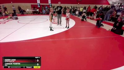 57-64 lbs Round 2 - Aiden Lesh, Eaton Reds WC vs Carson Martin, HRA