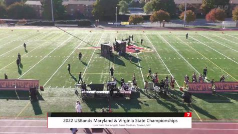 Great Mills HS "Great Mills MD" at 2022 USBands Maryland & Virginia State Championships