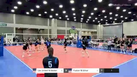 Lex United 16 Baden vs Fusion 16 Silver - 2022 JVA World Challenge presented by Nike