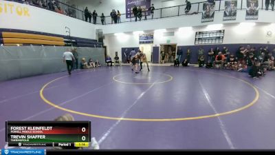 110 lbs 3rd Place Match - Forest Kleinfeldt, Powell Middle School vs Trevin Shaffer, Thermopolis