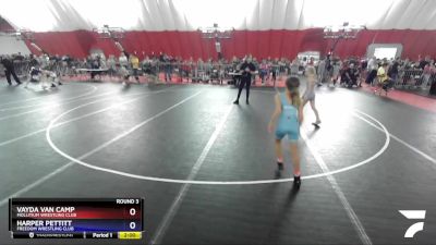 65 lbs Round 3 - Vayda Van Camp, Mollitium Wrestling Club vs Harper Pettitt, Freedom Wrestling Club