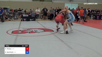 125 kg Round Of 64 - Haydn Maley, Stanford - California RTC vs Spencer Berthold, Kent State