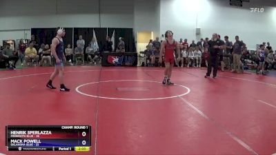 149 lbs Round 1 (16 Team) - Henrik Sperlazza, Minnesota Blue vs Mack Powell, Oklahoma Blue