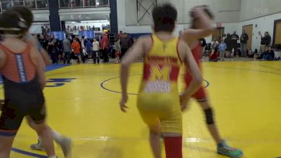 96 lbs Round Of 64 - Sanchir Edington, Bishop McCort vs Seamus Connole, Rambler W.C.