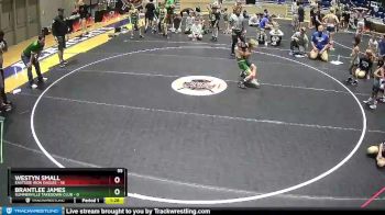 55 lbs Round 2 (6 Team) - Westyn Small, Eastside Iron Eagles vs Brantlee James, Summerville Takedown Club