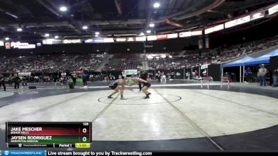 126 lbs 5th Place Match - Jaysen Rodriguez, Hermiston Oregon vs Jake Mescher, Bishop Kelly