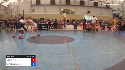 86 kg Consi Of 32 #1 - Tyler Love, Cavalier Wrestling Club vs William Feldkamp, Northern Illinois RTC