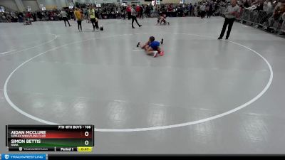 106 lbs Champ. Round 1 - Simon Bettis, Iowa vs Aidan McClure, Suplex Wrestling Club