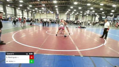 152 lbs Consi Of 4 - Santino Rodriguez, NJ vs Maddux Hintz, WY