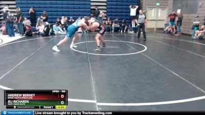 185 lbs Cons. Semi - Eli Richards, East Idaho Elite vs Andrew Bergey, Boise Youth Wrestling