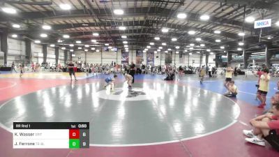 70 lbs Rr Rnd 1 - Kole Wasser, Grit Mat Club Blue vs Jackson Ferrone, Triumph Blue