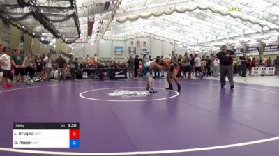 74 kg Round Of 32 - Luke Drugac, Virginia Beach Regional Training Center vs Dayton Racer, Utah Valley RTC