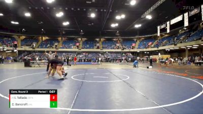 195 lbs Cons. Round 3 - Isaiah Tellado, Zion Benton vs Chase Bancroft, East Peoria