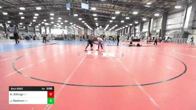 132 lbs Consi Of 8 #1 - Aidan Gillings, NY vs J'Veion Redmon, GA