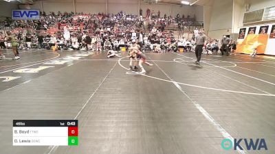 46 lbs Consolation - Brody Boyd, Team Tulsa Wrestling Club vs Daxton Lewis, Dark Cloud Wrestling Club