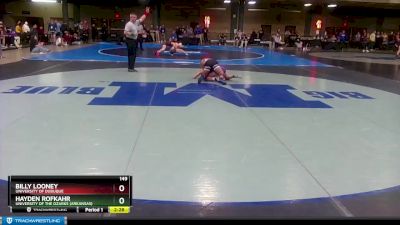 149 lbs Prelim - Billy Looney, University Of Dubuque vs Hayden Rofkahr, University Of The Ozarks (Arkansas)