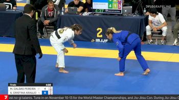 Ana Rodrigues vs Mayssa Bastos, Light-featherweight Final, 2021 IBJJF Pan Championship