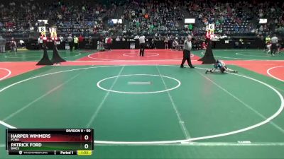 50 lbs Quarterfinal - Patrick Ford, DWC3 vs Harper Wimmers, PCWA