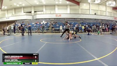 87 lbs Cons. Semi - Jantz Greenhalgh, Carbon Wrestling Club vs Isaiah Neitzel, Askren Wrestling Academy