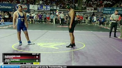 D 1 215 lbs Champ. Round 1 - Alexander Mar, Baton Rouge vs John Martinez, St. Paul`s