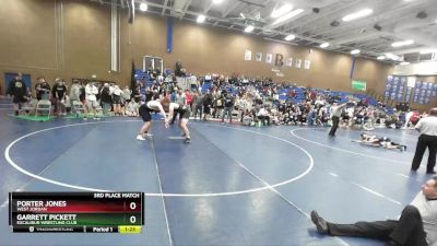 210 lbs 3rd Place Match - Garrett Pickett, Excalibur Wrestling Club vs Porter Jones, West Jordan