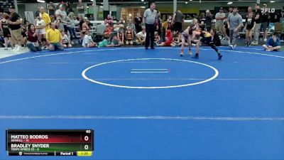 60 lbs Round 5 (8 Team) - Bradley Snyder, Terps Xpress ES vs Matteo Bodrog, Seagull