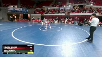 114 lbs 2nd Wrestleback And Semi-finals(16 Team) - Nevada Daniels, Katy Cinco Ranch vs Ashlyn Lewis, Northwest Eaton