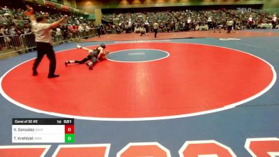 144 lbs Consi Of 32 #2 - Victor Gonzalez, Sunnyside vs Toby Krehbiel, Carson