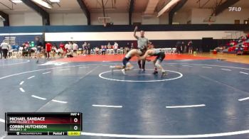 125 lbs Finals (2 Team) - Corbin Hutchison, Messiah 2 vs Michael Sandacz, Penn College 2