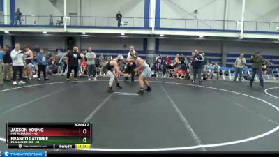 210 lbs Round 7 (8 Team) - Jaxson Young, Mat Assassins vs Franco Latorre, PA Alliance Red